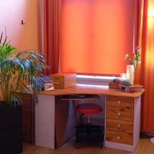 Schreibtisch bei Massage Behrens Lüneburg